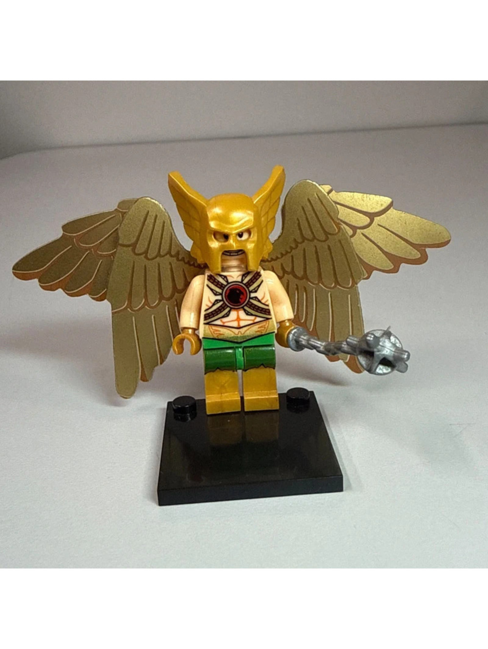 DC Superheroes: Hawkman with both wings Custom Lego Minifigure 76028